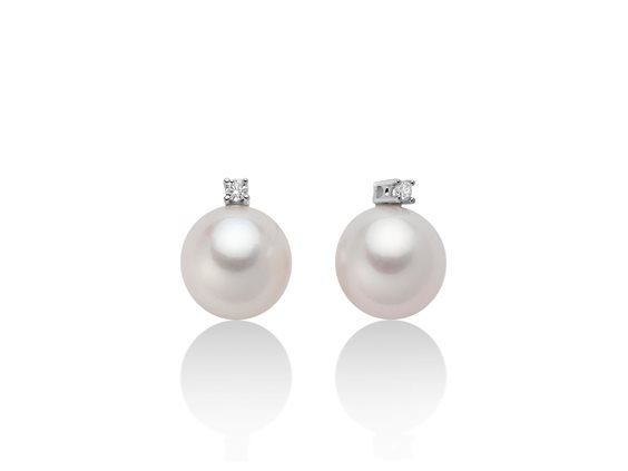 Orecchini Miluna Donna La Perla Regina in Oro bianco Diamante PER1777 - PER1777